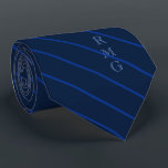 Gravata Símbolo feito sob encomenda do MÉDICO das iniciais<br><div class="desc">O marinho elegante listrou o laço inicial feito sob encomenda temático de EMS/EMT.</div>