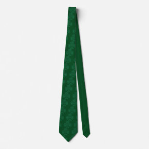 GRAVATA SÍMBOLO IRLANDÊS SHAMROCK