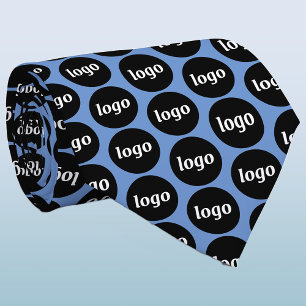 Gravata Simples de Negócios com Logo
