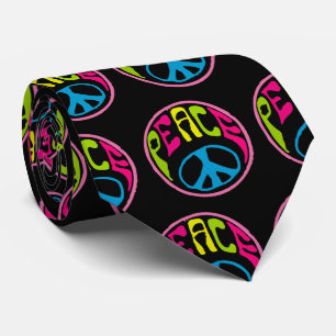 Gravata Sinais de Paz Hippie, Símbolos
