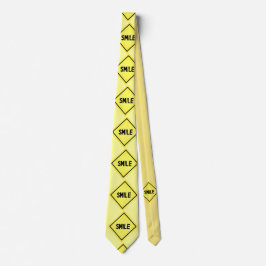 Gravata Sinal de estrada do sorriso