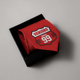 Gravata Sinal de estrada Mais velho vermelhos