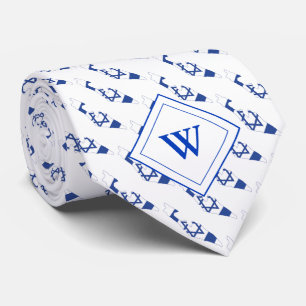 Gravata Sinalizador do Monograma da Escritura Cristã ISRA