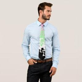 Gravata Sinalizador do Orgulho Recipromanístico do Abstrat