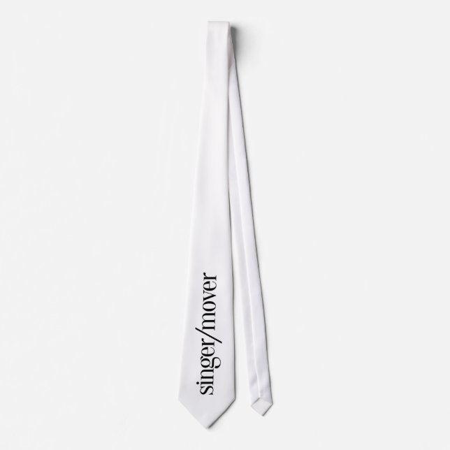 Gravata Singer Mover Performer Neck Tie (Frente)