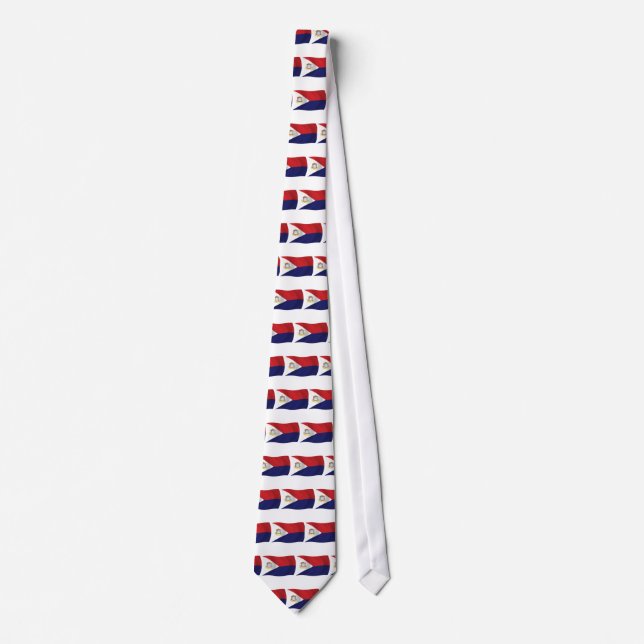 Gravata Sint Maarten Flag Tie (Frente)