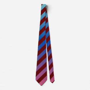 Gravata Skaymarts Design Azul Maroon Vermelho Colorido