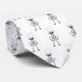 Gravata Skeleton necktie