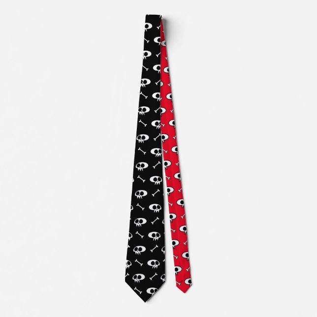 Gravata Skulls n' Bones Tie (Frente)