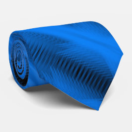 Gravata Sky Blue Futuristic Abstract Diagonal Pattern Art