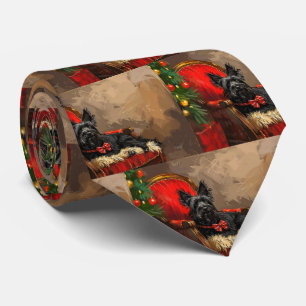 Gravata Skye Terrier Cachorro Natal Festivo