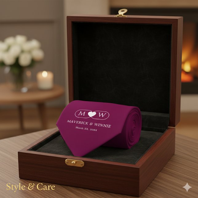 Gravata Sleek Minimalist Modern Wedding Burgundy (Sleek Minimalist Modern Wedding Burgundy Neck Tie)