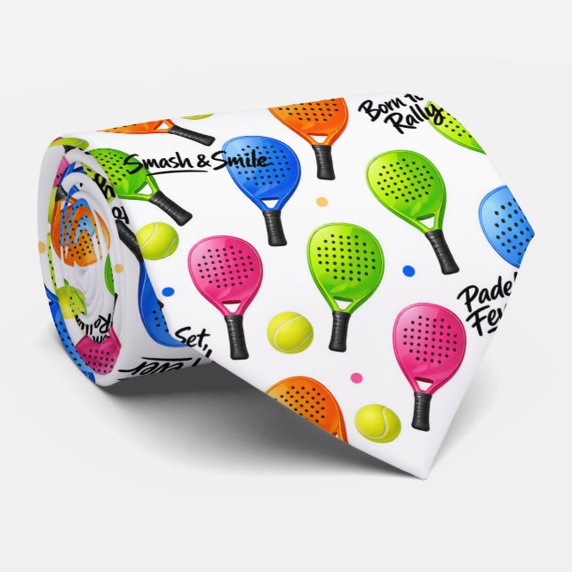 Gravata Smash & Smile Padel  (Rolled)