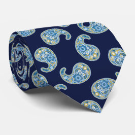 Gravata Snowdrop Paisley Pattern