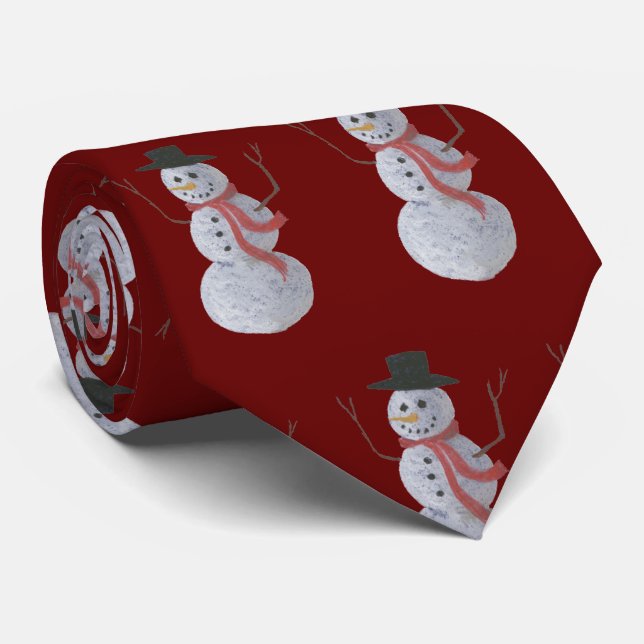 Gravata Snowman (Rolled)