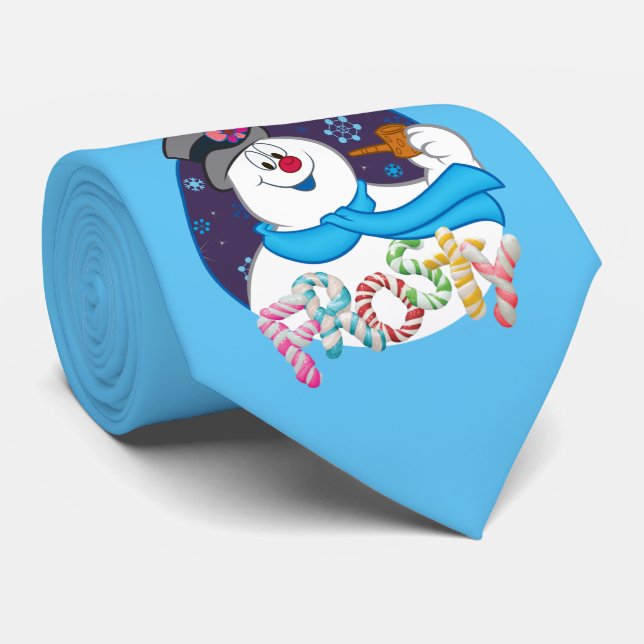 Gravata Snowman™ congelado | Nome Colorido da Canela de Do (Rolled)