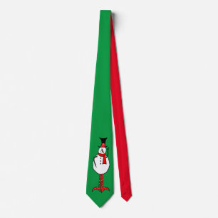 Gravata Snowman de Natal