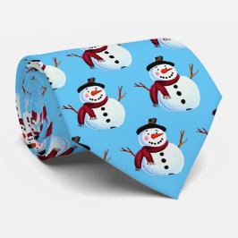 Gravata Snowman Neck Tie