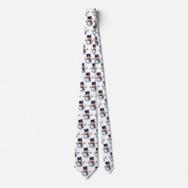 Gravata Snowman Neck Tie