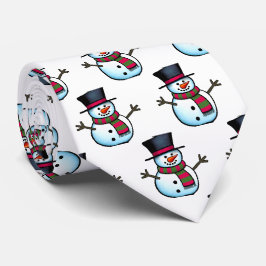 Gravata Snowman Neck Tie