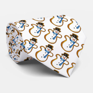 Gravata Snowman Winter Snow Christmas Hanukkah Holiday