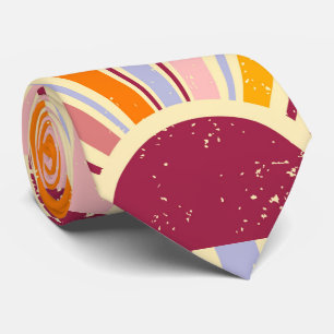 Gravata Sol de boho retrô