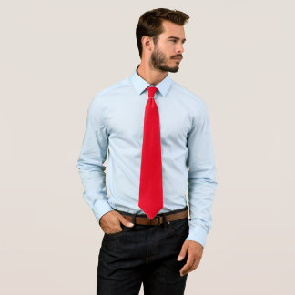 Gravata Sólido vermelho simples