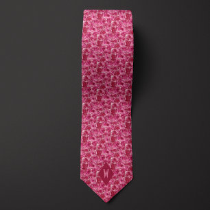 Gravata Sombras de Rosas de Cubismo Rosa