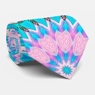 Gravata Sonhando Boho Aqua Rosa