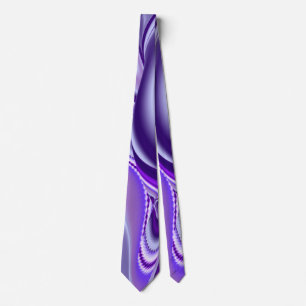 Gravata Sonho Roxo, Abstrato Fantasy Arte Arco-Íris