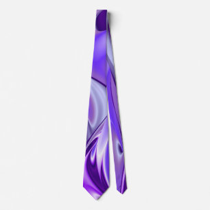 Gravata Sonho Roxo, Abstrato Fantasy Arte Arco-Íris