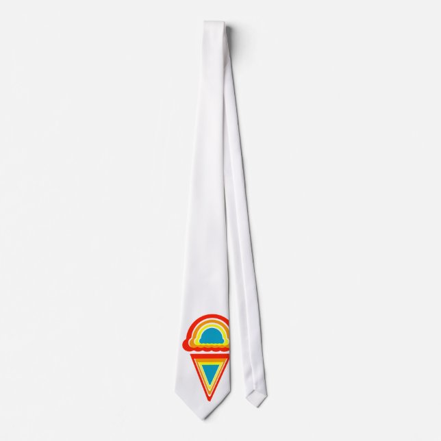 Gravata sorvete retro rainbowz (Frente)