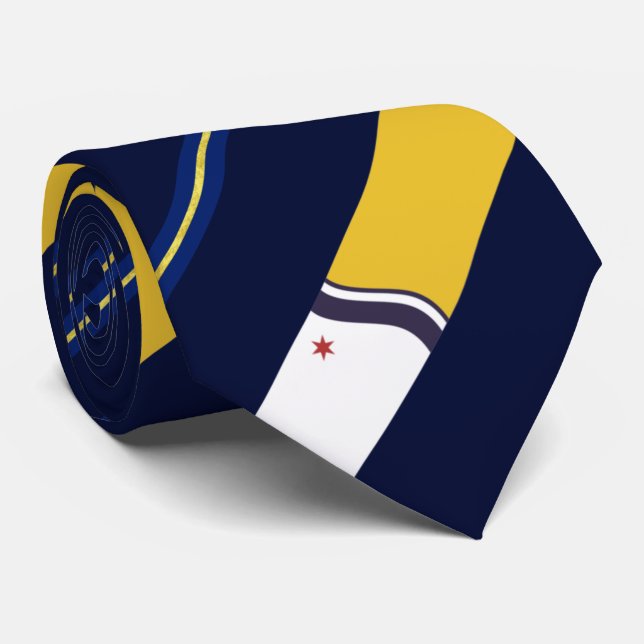 Gravata South Bend (Indiana), bandeira municipal Neck Tie (Rolled)