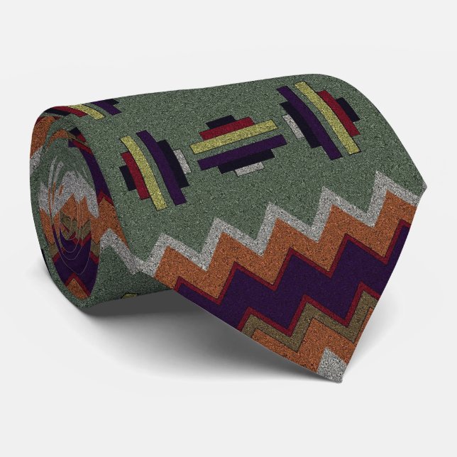 Gravata Southwest Retro Tie (Rolled)