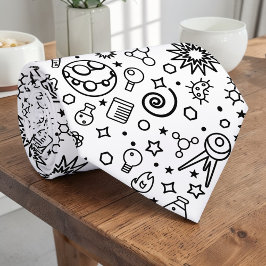 Gravata Space Science Custom Necktie