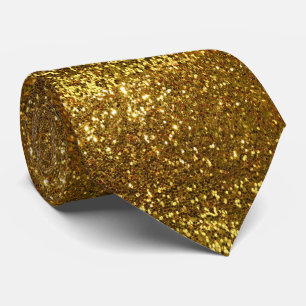 gravata Sparkle Dourada