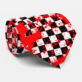 Gravata splatz. checkered