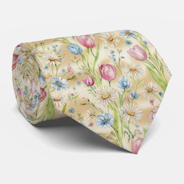 Gravata Spring Meadow Wildflower Pattern (Rolled)