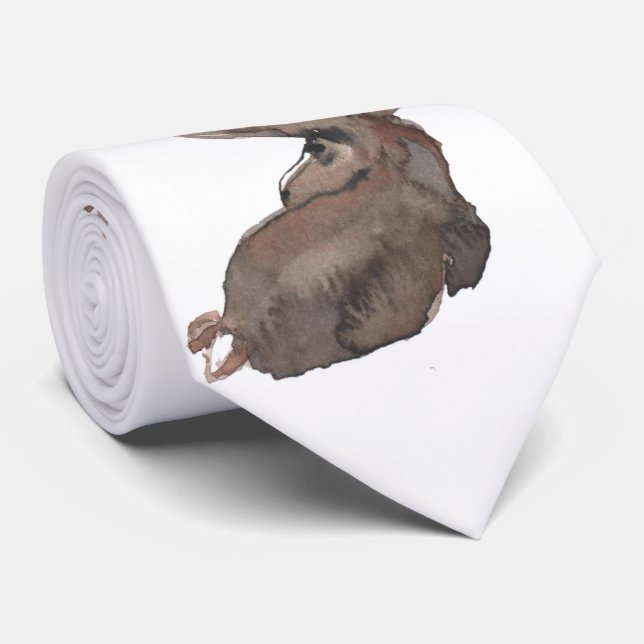 Gravata Sr. Alce Ter um olho em você (Rolled)