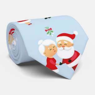 GRAVATA SR. E SRA. SANTA CLAUS CHRISTMAS