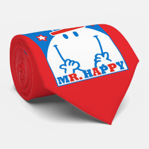 Gravata Sr. Happy com chapéu patriótico