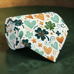 Gravata St. Patrick's Day Clover Custom Necktie<br><div class="desc">This St. Patrick's Day necktie features a vibrant clover design,  perfect for adding a touch of Irish charm to any outfit. The custom design allows for a unique and personalized touch,  making it an ideal gift or statement piece for St. Patrick's Day celebrations and beyond.</div>