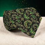 Gravata St. Patrick's Day Paisley Custom Necktie<br><div class="desc">Celebrate St. Patrick's Day in style with this custom paisley necktie! This unique necktie features a vibrant and eye-catching paisley pattern, perfect for adding a touch of Irish flair to any outfit. Made with high-quality materials, this necktie is both comfortable and durable, ensuring it will be a treasured accessory for...</div>
