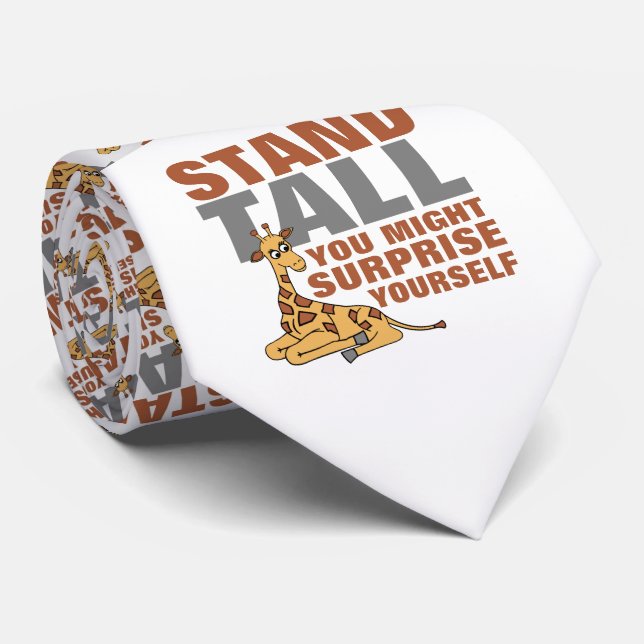Gravata Stand Tall, Giraffe (Rolled)
