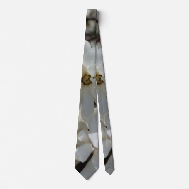 Gravata Star Magnolia Blooms Neck (Frente)