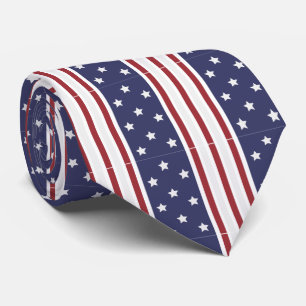Gravata Stars and Stripes USA Flag 4 de julho