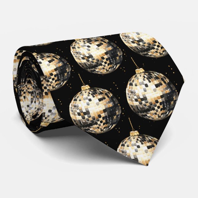 Gravata Steampunk Bola de Disco (Rolled)