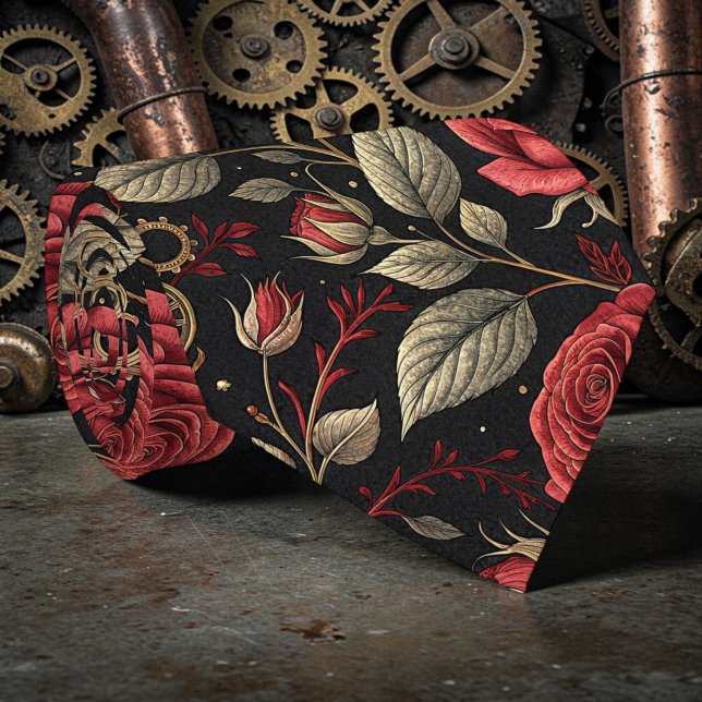 Gravata Steampunk Industrial Custom Necktie Tie (Criador carregado)