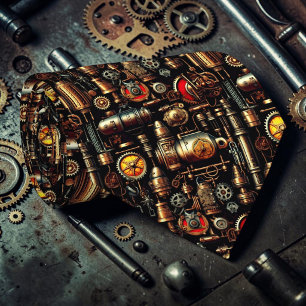 Gravata Steampunk Industrial Personalizada