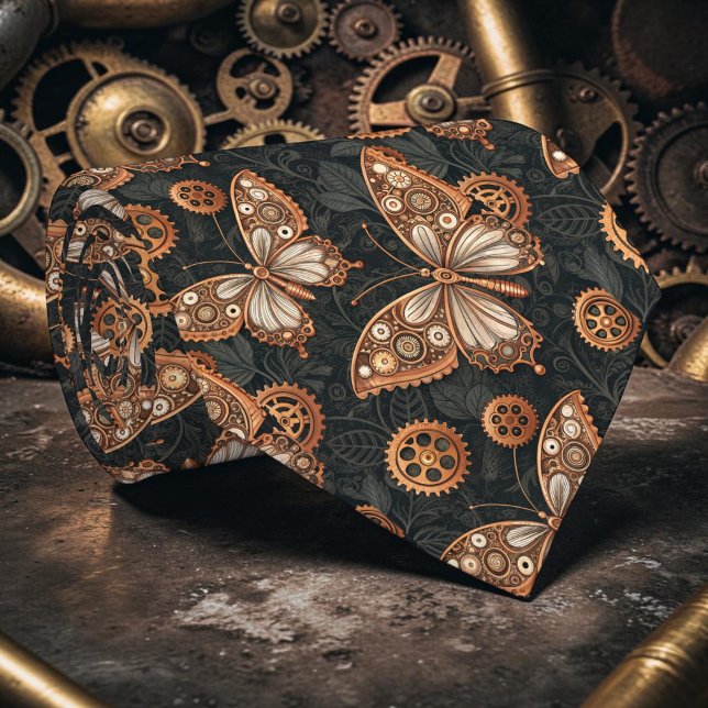 Gravata Steampunk Industrial Personalizada (Criador carregado)